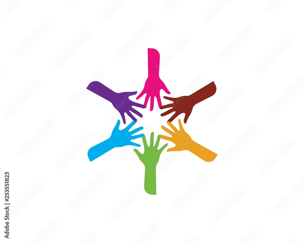 Obraz premium Hand Care Logo Template vector icon