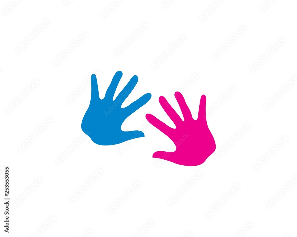 Hand Care Logo Template vector icon Hand Care Logo Template vector icon