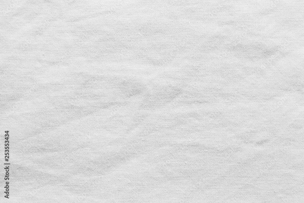 white cotton fabric textile