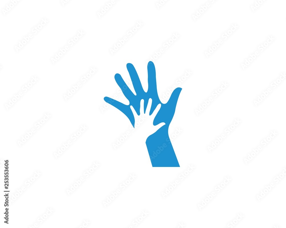 Hand Care Logo Template vector icon Hand Care Logo Template vector icon