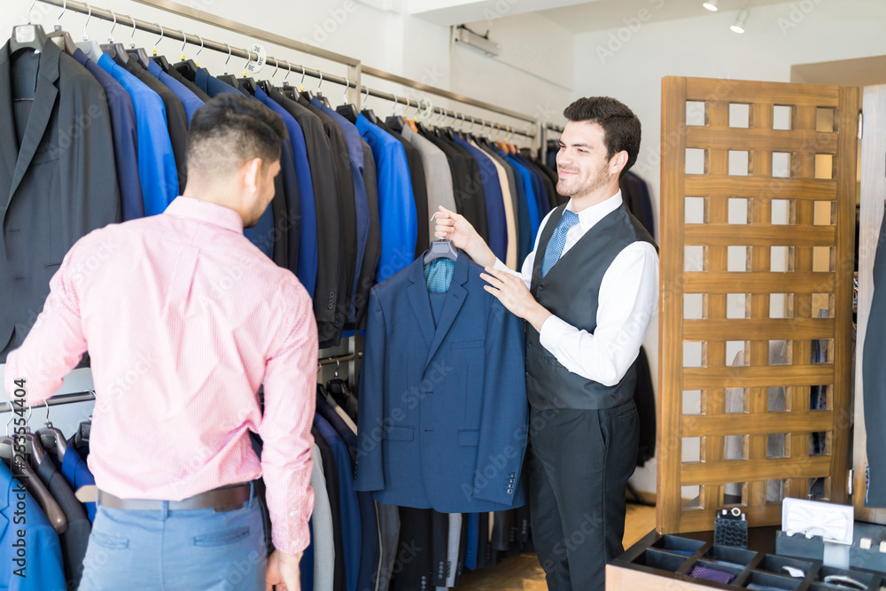 Assisting Customer In Buying Formals Assisting Customer In Buying Formals