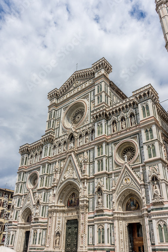 Cathedral Santa Maria del Fiore with magnificent Renaissance dome designed by Filippo Brunelleschi in Florence, Italy