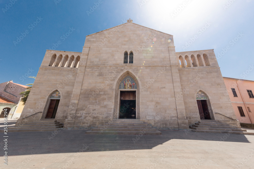 facciata esterna Chiesa San Basilio Magno - Sennori  - Sardegna