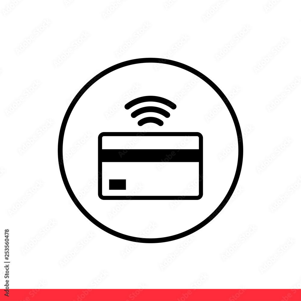 Credit card vector icon, paymet symbol. Simple, flat design for web or mobile app Credit card vector icon, paymet symbol. Simple, flat design for web or mobile app