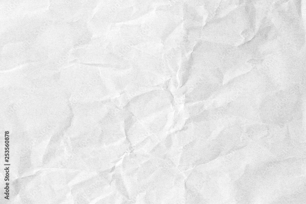 Crumpled white paper texture Crumpled white paper texture