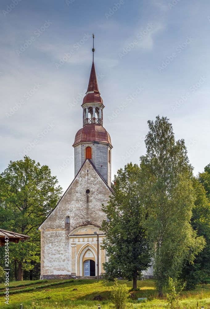 St. Andrew Church in Sangaste, Estonia