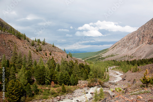 The views of the Altay mountains (Aktru)