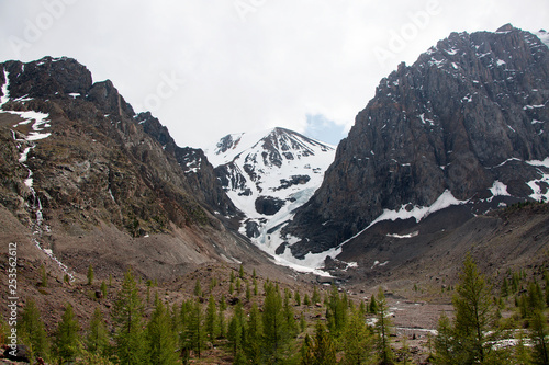 The views of the Altay mountains (Aktru)