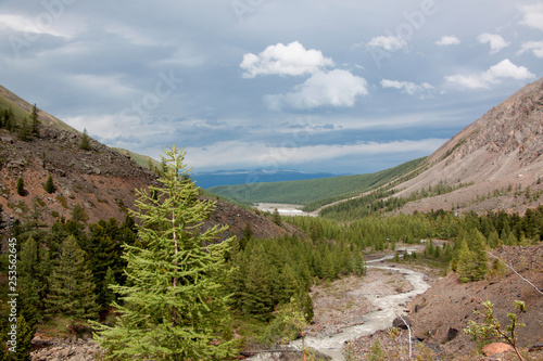 The views of the Altay mountains (Aktru)
