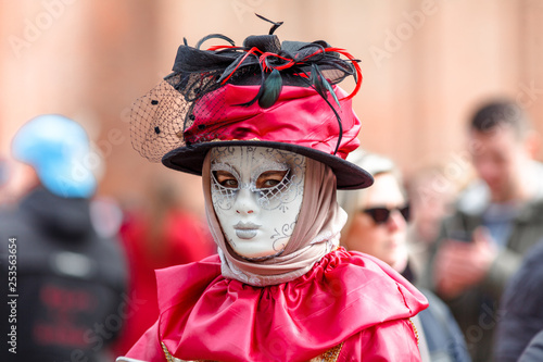 Carnival mask in Venice Italy