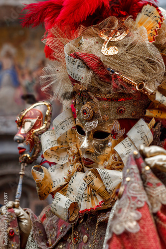 Carnival mask in Venice Italy