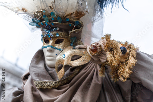 Carnival mask in Venice Italy