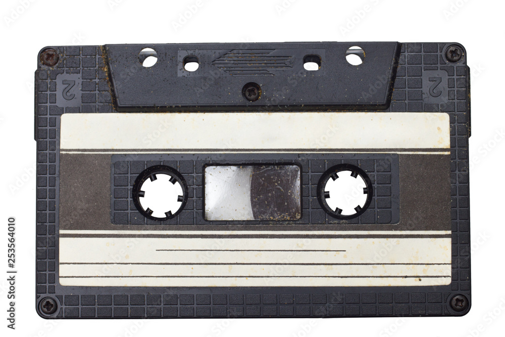 Obraz premium retro audio cassette tape isolated