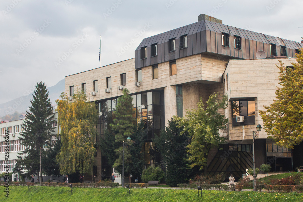 Building of Parliament of the Federation of Bosnia and Herzegovina in Sarajevo