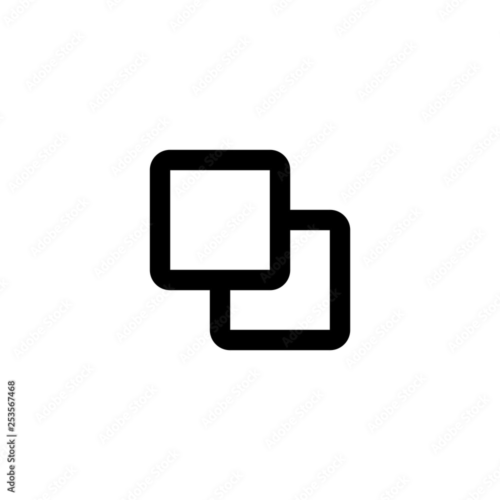 Pathfinder design tool icon. Illustration sign Pathfinder design tool icon. Illustration sign