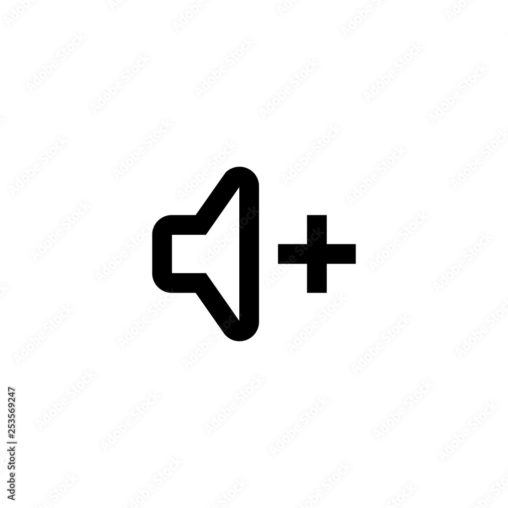Volume icon. Music sound sign Volume icon. Music sound sign