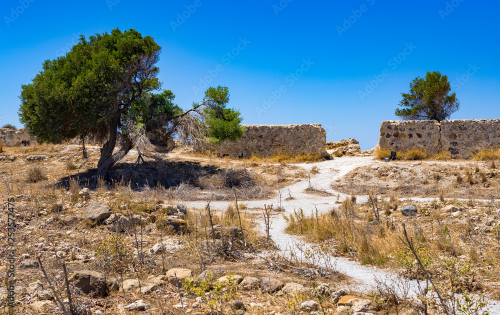  Castle of Antimachias village in Kos island Greece