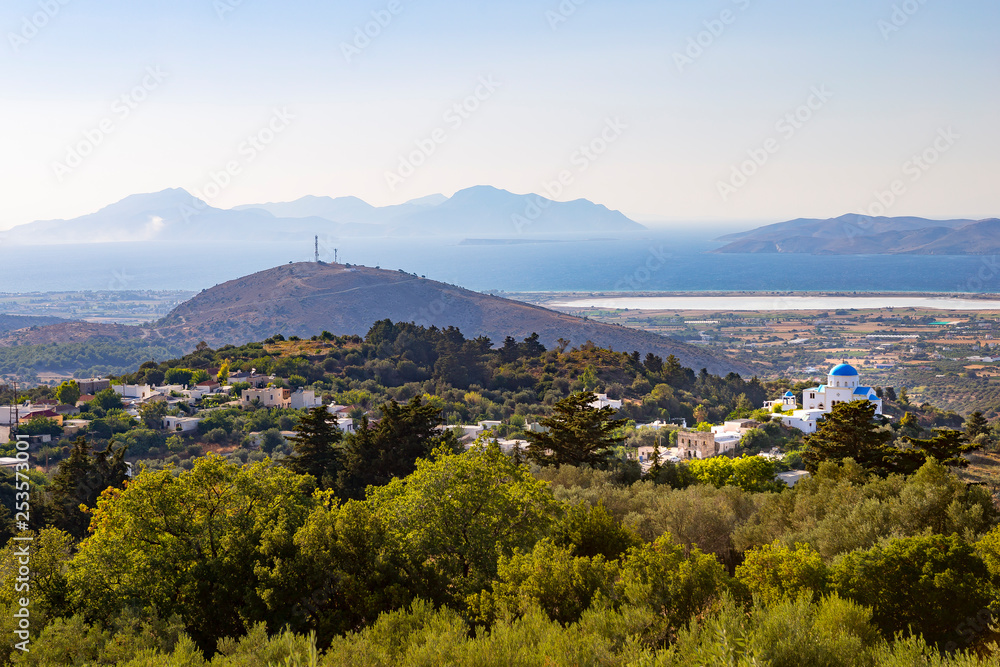 Panoramic view of Kos Island, Greece