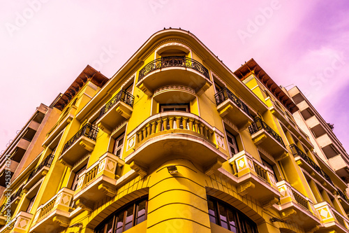 Thessaloniki Yellow Building 01 photo