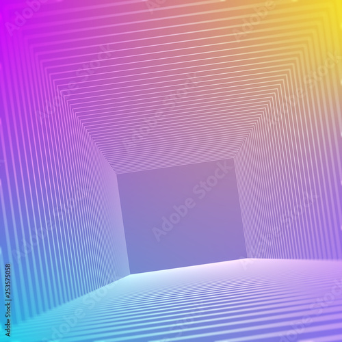 Fototapeta Naklejka Na Ścianę i Meble -  Abstract background with a colorful dynamic wave.