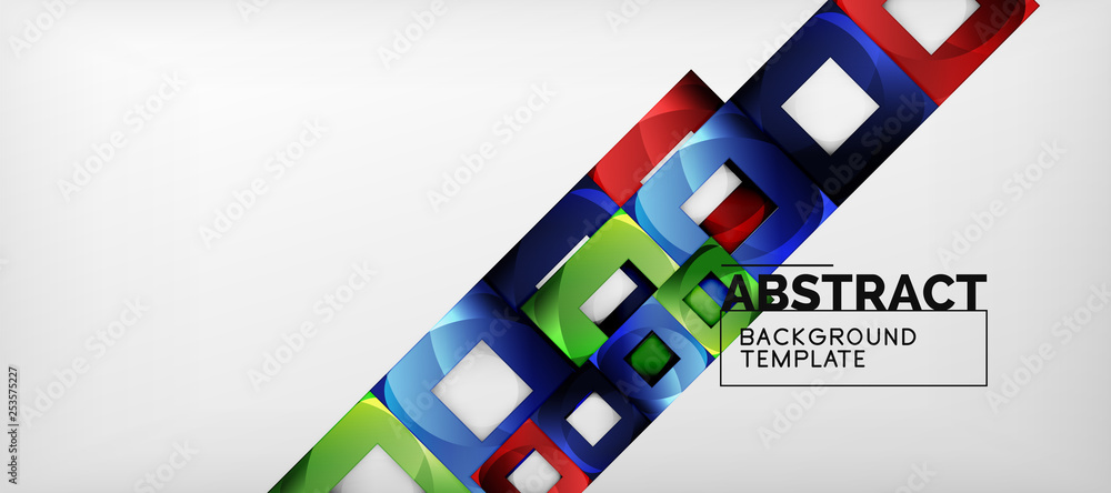 Abstract squares geometric background can be used in cover design, book design, website background Abstract squares geometric background can be used in cover design, book design, website background