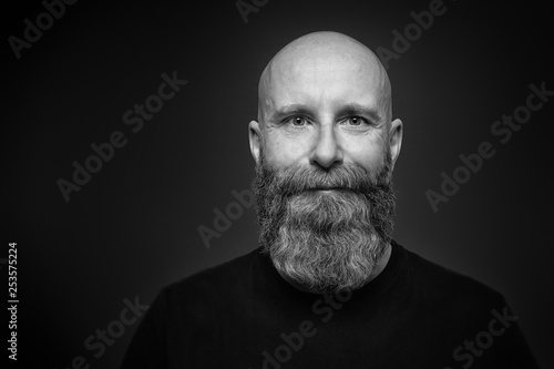 male portrait with long beard