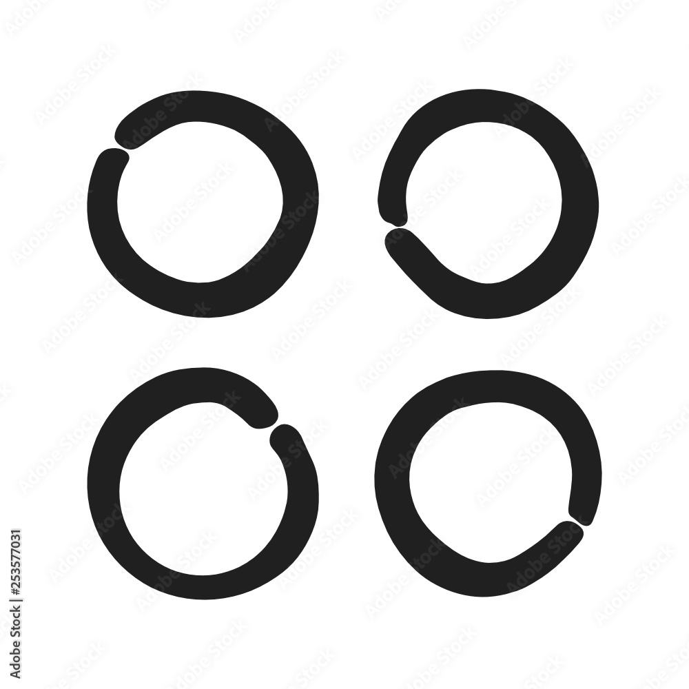 Vector pattern with circle. Black and white texture Vector pattern with circle. Black and white texture