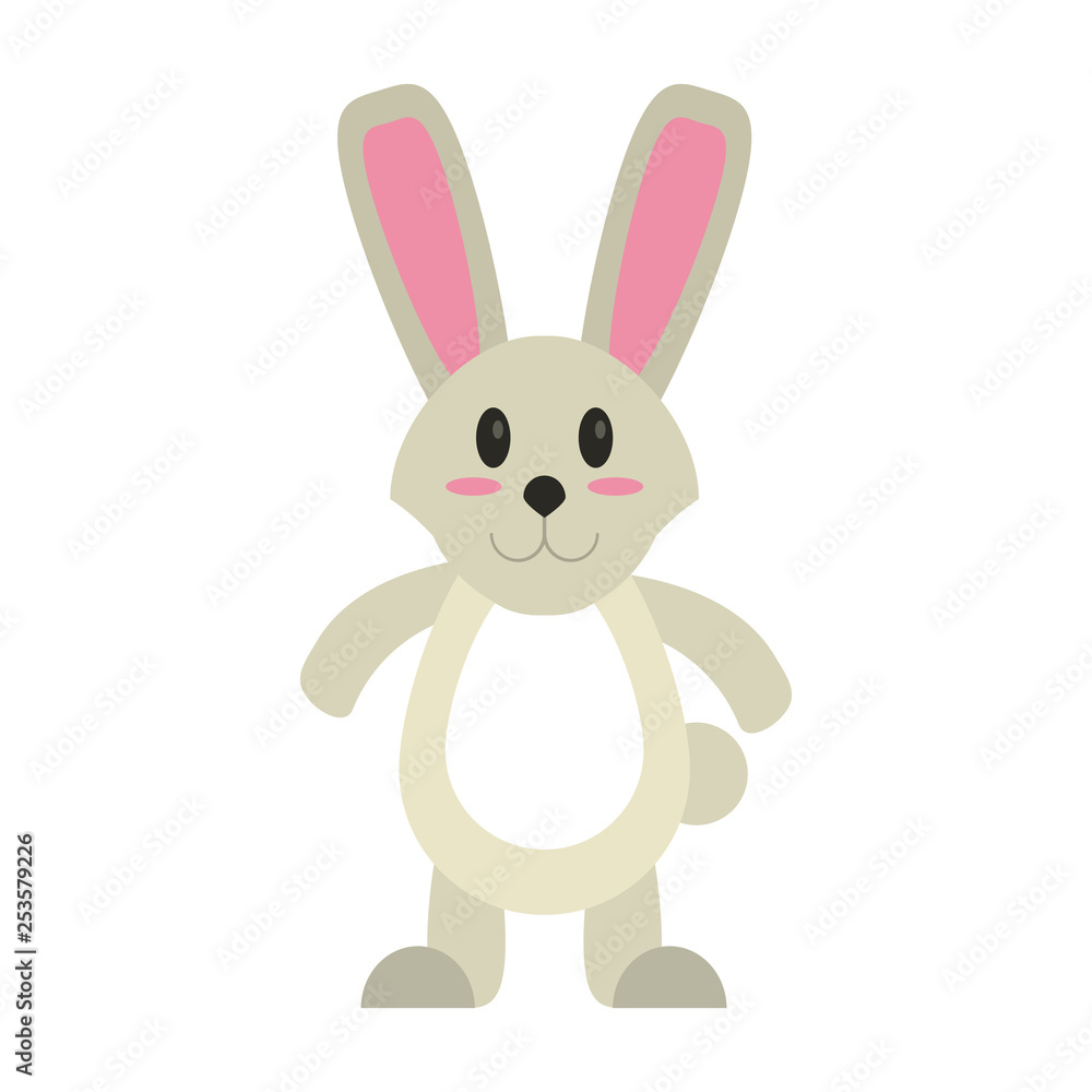 Fototapeta premium Cute rabbit cartoon
