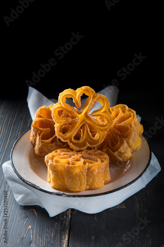 Flores de carnaval, dulce tradicional español