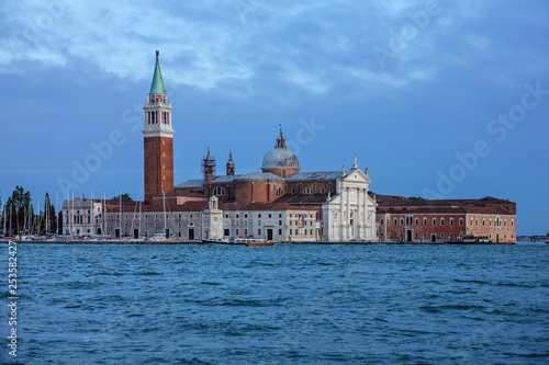 Venice, Italy. San Giorgio Maggiore island seascape.