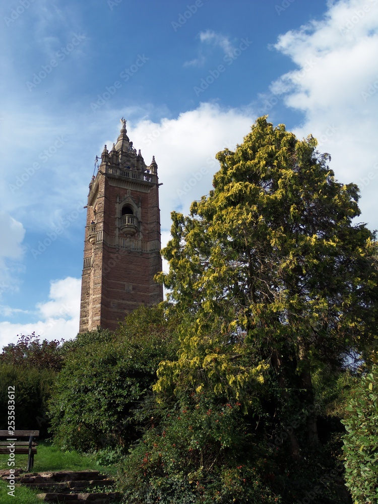 Tower among trees