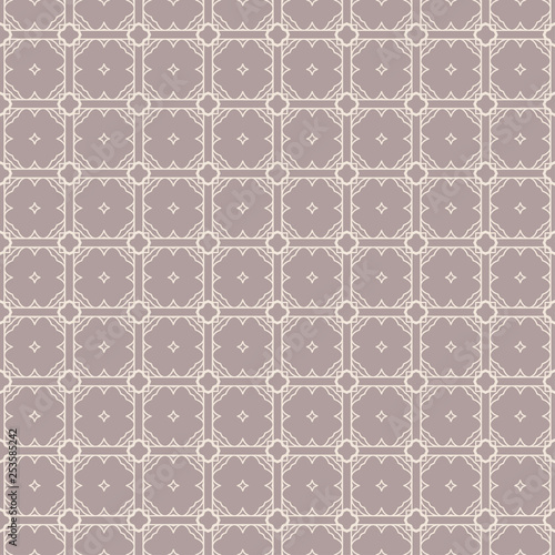 bstract Vector Paper With Seamless Patterns Of Lines, Geometric Shapes. Light brown color