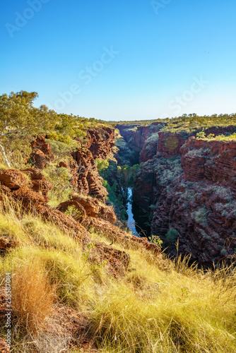 Obraz na płótnie in the morning at joffre gorge in karijini national park, western australia 1 w salonie