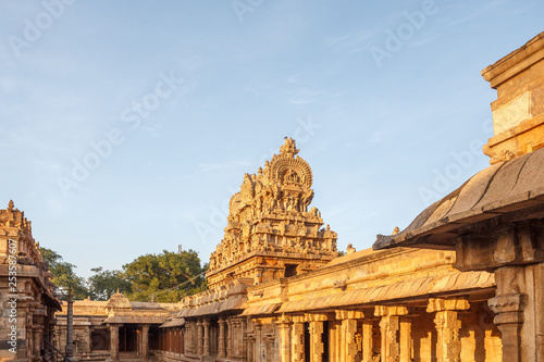 Airavateswara temple constructed by the Rajaraja Chola II in the 12th century AD. The temple is a recognised UNESCO World heritage monument Kumbakonam,Darasuram,Tamilnadu,india