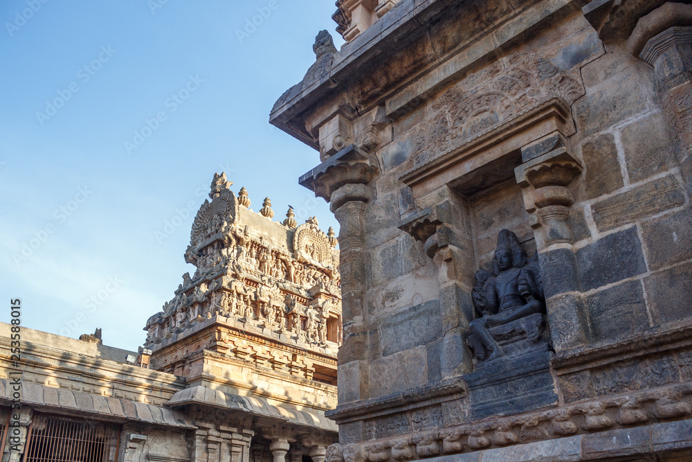 Airavateswara temple constructed by the Rajaraja Chola II in the 12th century AD. The temple is a recognised UNESCO World heritage monument Kumbakonam,Darasuram,Tamilnadu,india Airavateswara temple constructed by the Rajaraja Chola II in the 12th century AD. The temple is a recognised UNESCO World heritage monument Kumbakonam,Darasuram,Tamilnadu,india