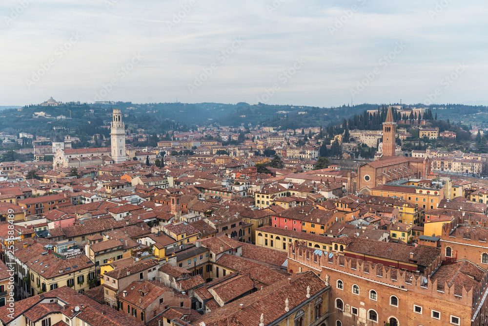 The City of Verona / View from Lamberti's tower