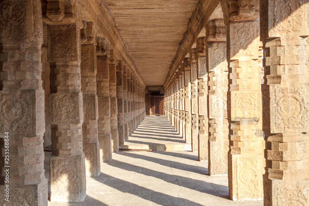 Airavateswara temple constructed by the Rajaraja Chola II in the 12th century AD. The temple is a recognised UNESCO World heritage monument Kumbakonam,Darasuram,Tamilnadu,india