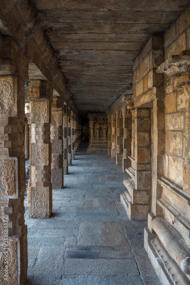 Airavateswara temple constructed by the Rajaraja Chola II in the 12th century AD. The temple is a recognised UNESCO World heritage monument Kumbakonam,Darasuram,Tamilnadu,india