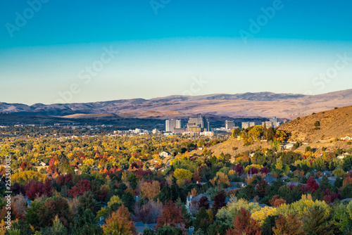 Fall Color over Caughlin Ranch Reno Nevada photo