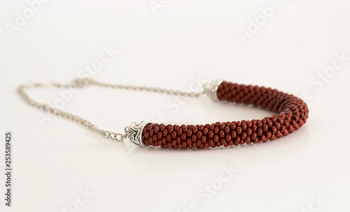 Brown Beaded Necklace