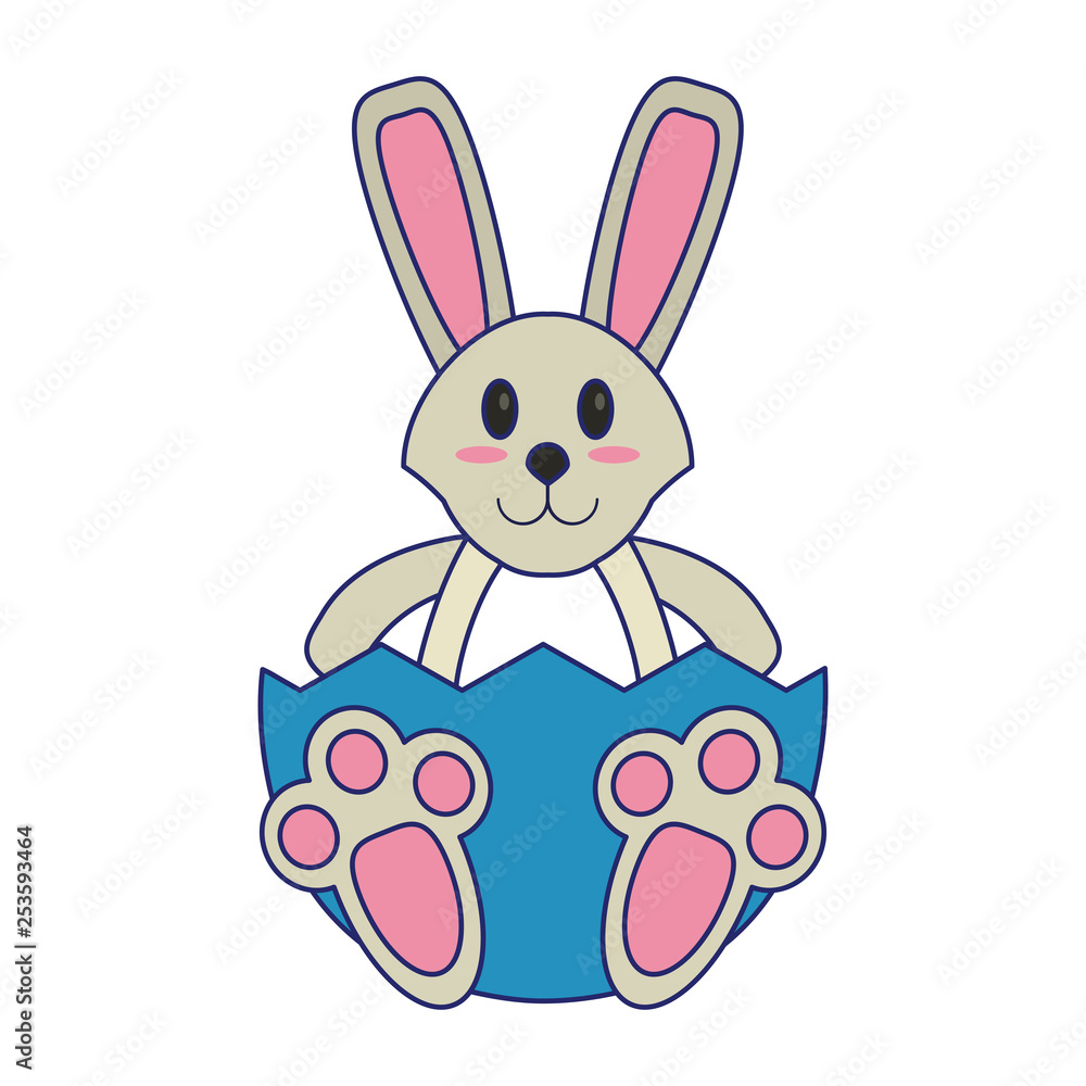 Fototapeta premium Easter egg cartoon