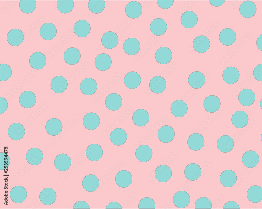 pattern on pink background blue balls arranged in chaotic order pattern on pink background blue balls arranged in chaotic order