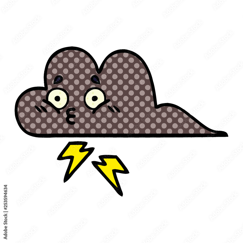 comic book style cartoon storm cloud comic book style cartoon storm cloud
