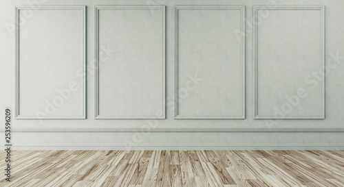 Modern interior, 3d rendering