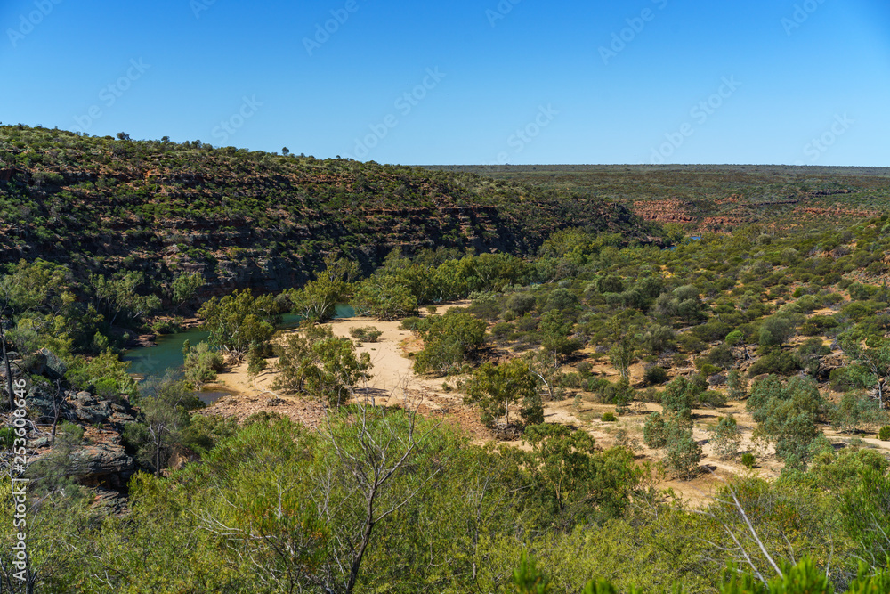 murchison river from ross graham lookout, kalbarri national park, western australia 3
