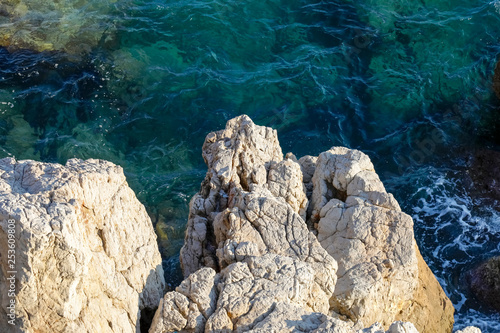Rocks on the Mediterranean coast