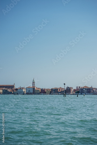 Italy, Venice, a large ship in a body of water