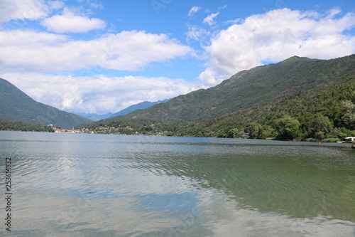 Mergozzo lake in summer, Italy