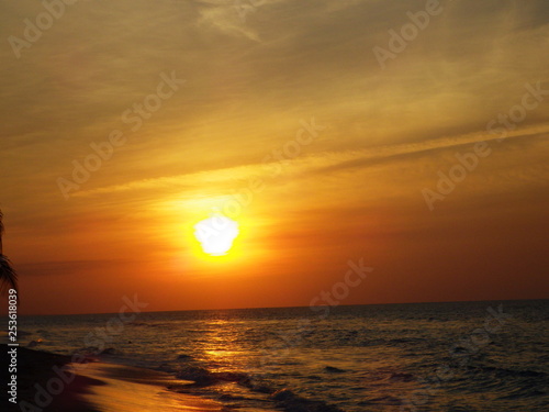 Fototapeta Naklejka Na Ścianę i Meble -  Sunset Over The Sea