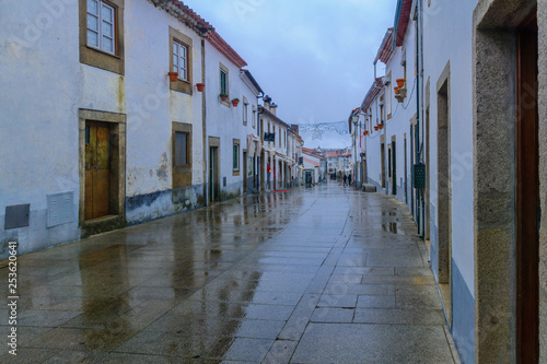 Fototapeta Naklejka Na Ścianę i Meble -  Street in the historic old town Miranda do Douro